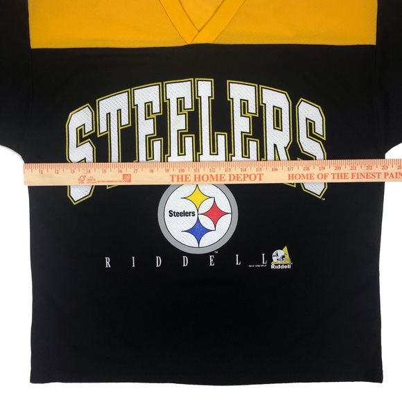 Vintage NFL Steelers Riddell T Shirt Jersey M - Picture 8 of 8